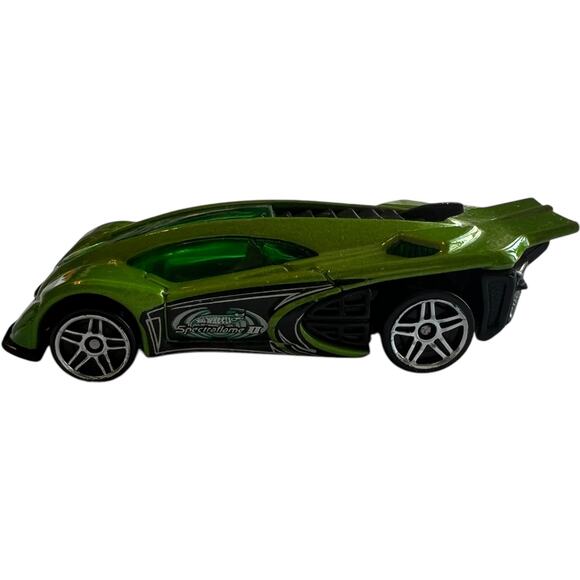 2001 Hot Wheels Spectraflame II Green Side Draft Car - Picture 3 of 8